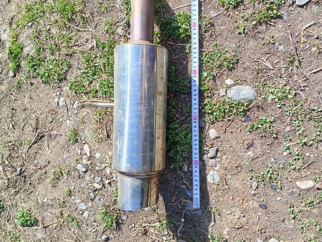 ジムニー　ja11 　社外　マフラー　ステンレス　メーカー不明