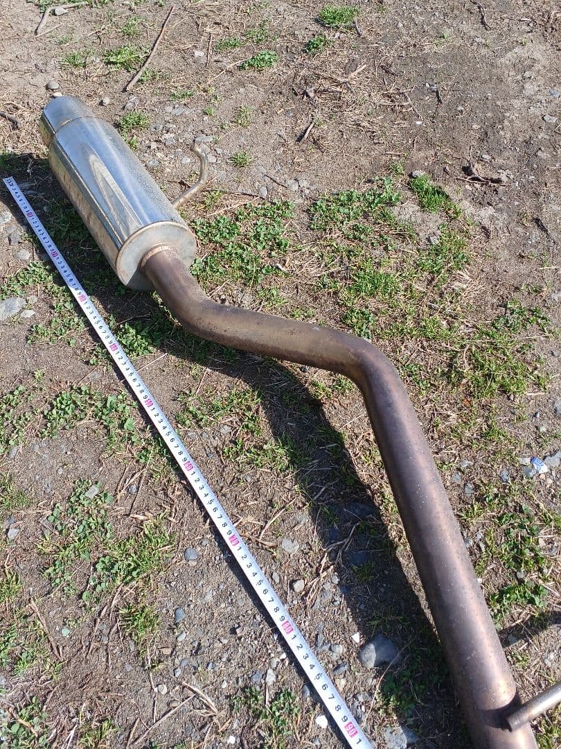 ジムニー　ja11 　社外　マフラー　ステンレス　メーカー不明