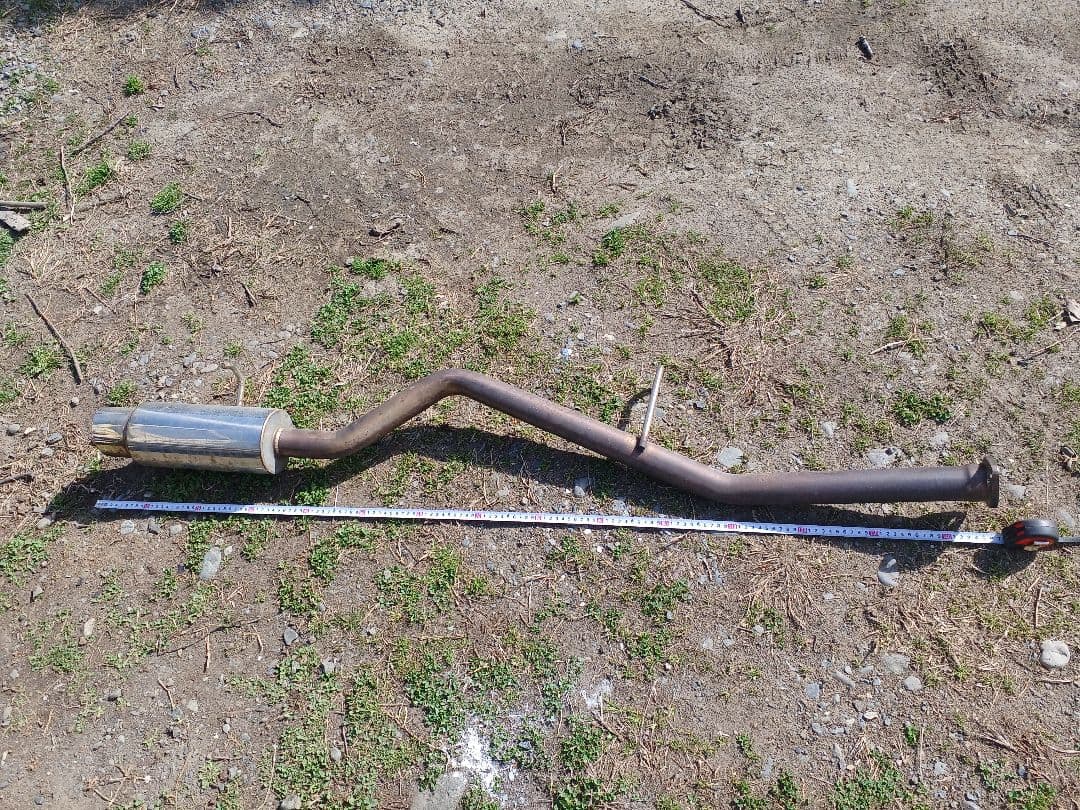 ジムニー　ja11 　社外　マフラー　ステンレス　メーカー不明