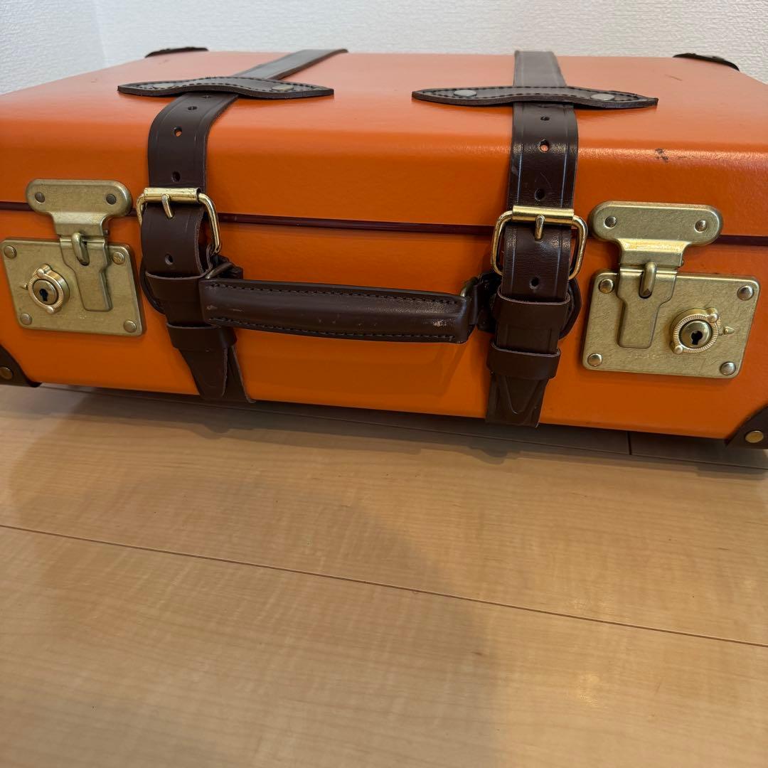 グローブトロッター センテナリー キャリーオン 2輪 オレンジ/ブラウン