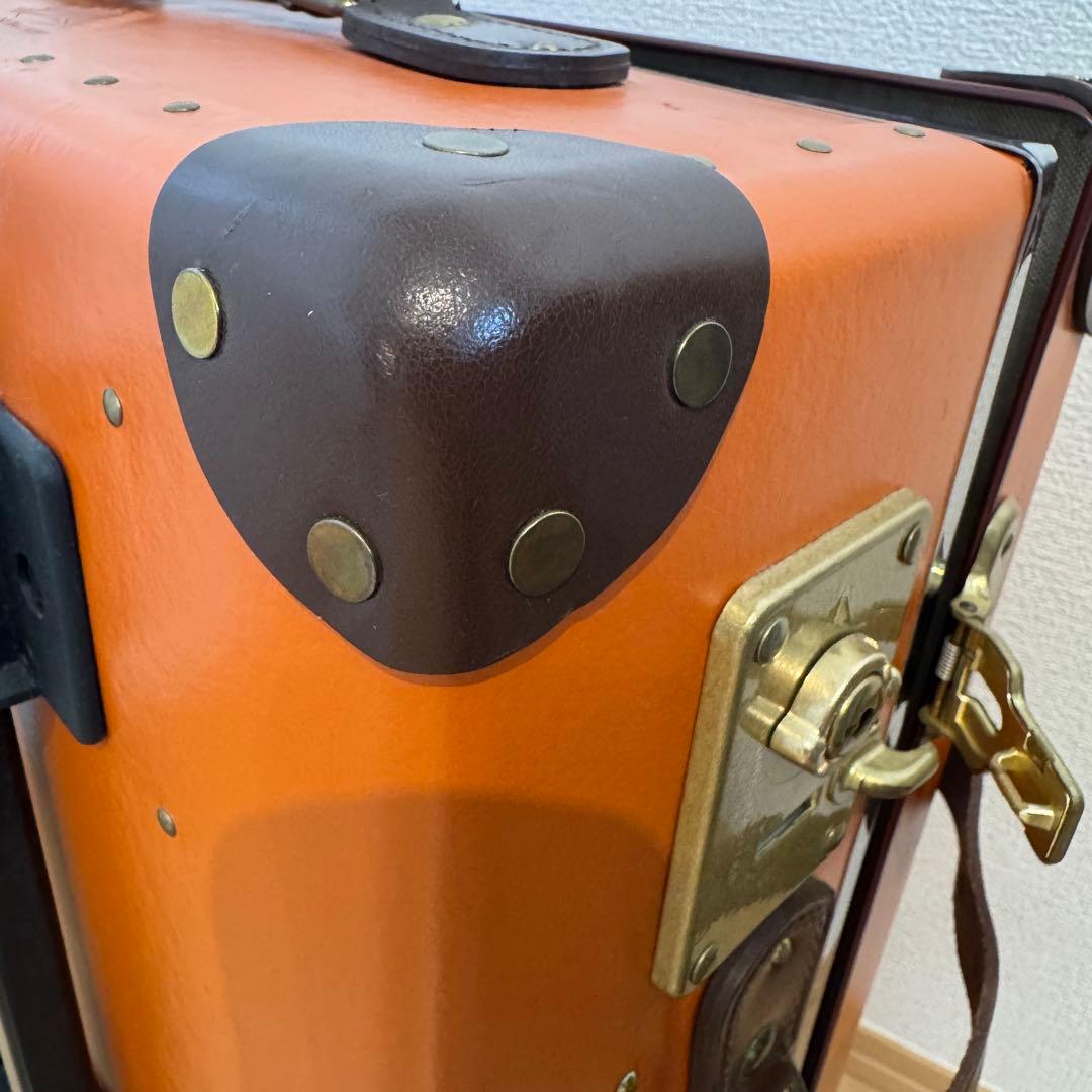 グローブトロッター センテナリー キャリーオン 2輪 オレンジ/ブラウン