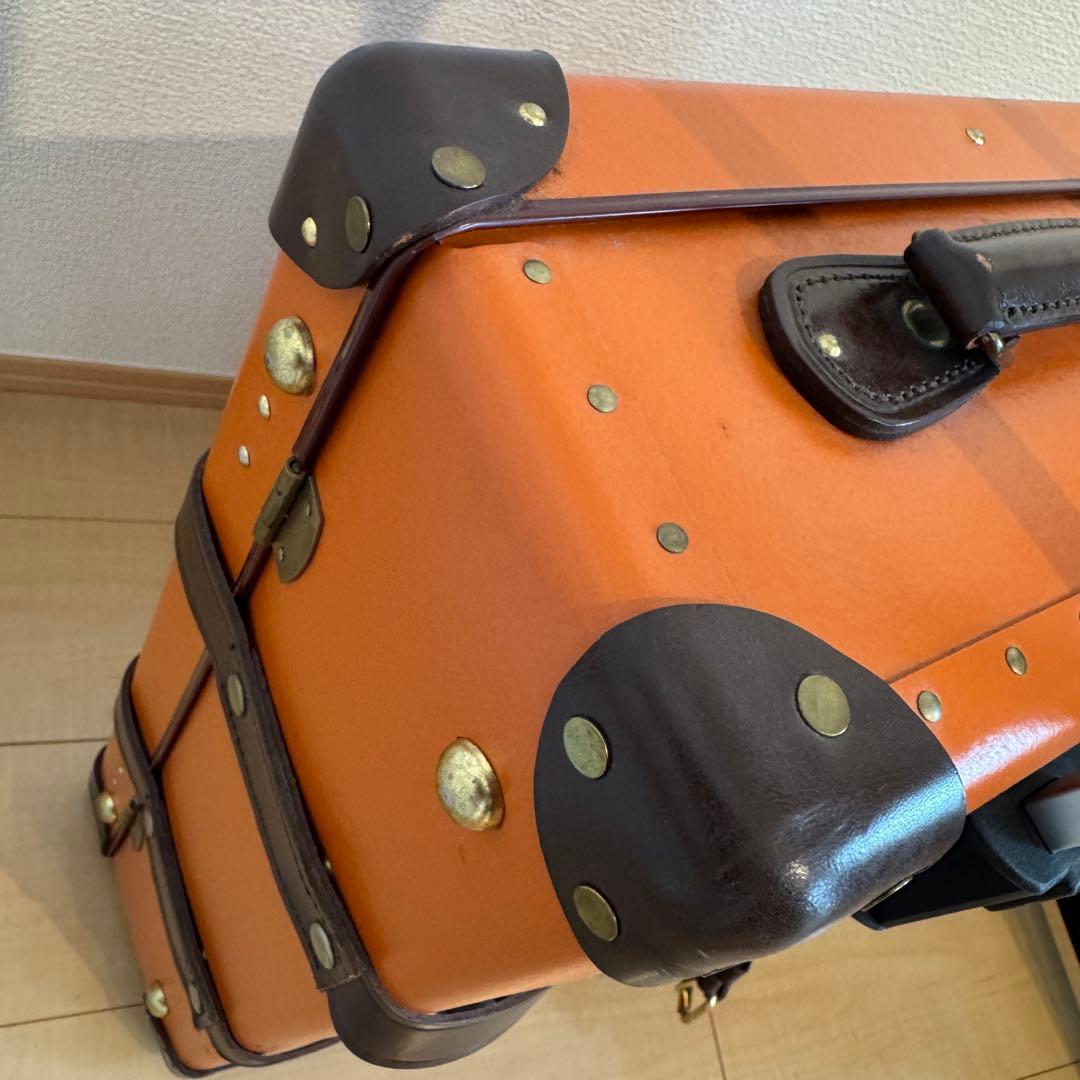 グローブトロッター センテナリー キャリーオン 2輪 オレンジ/ブラウン