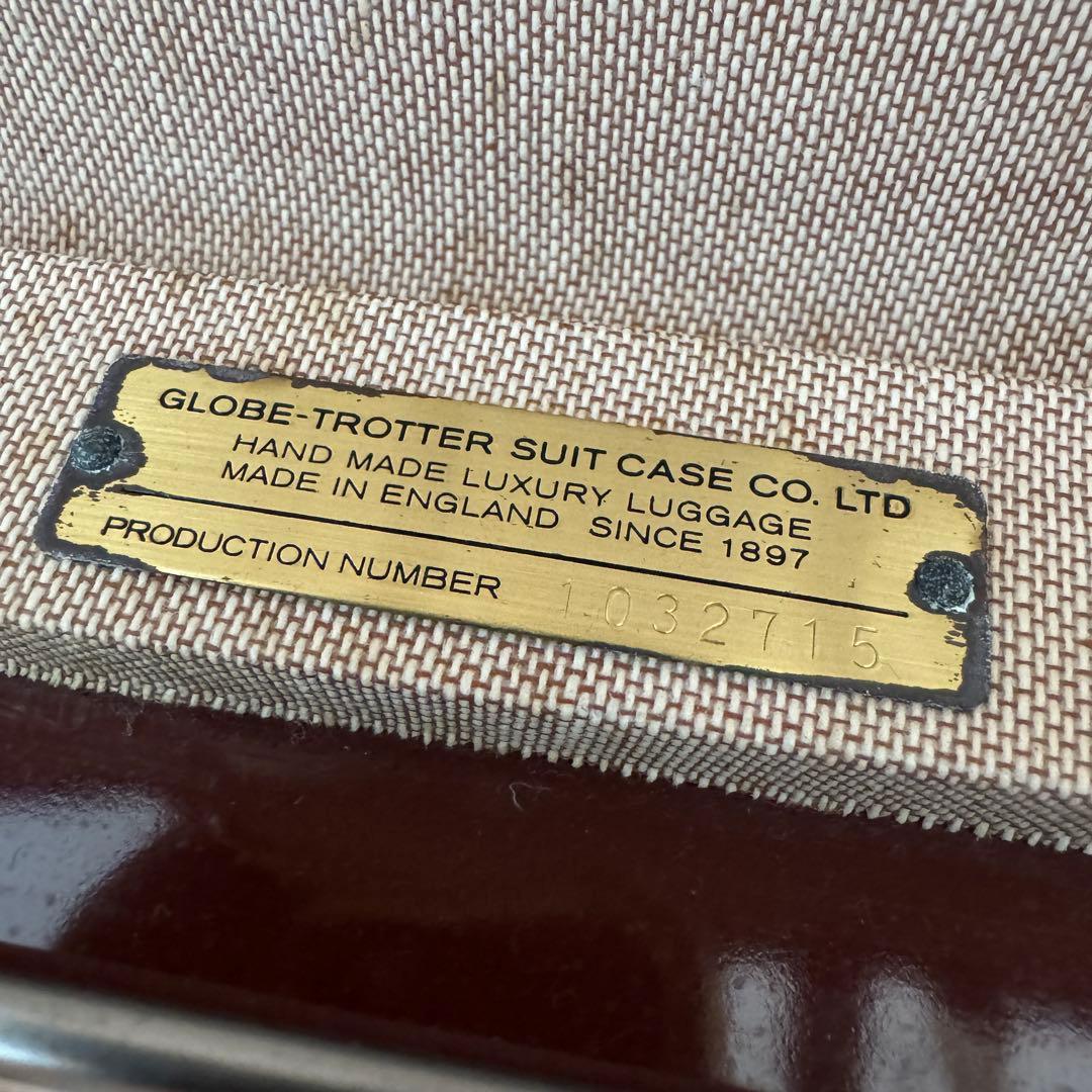 グローブトロッター センテナリー キャリーオン 2輪 オレンジ/ブラウン