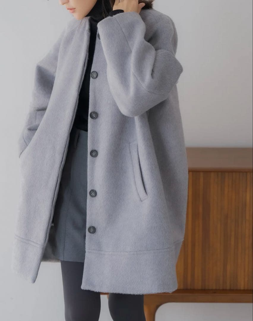 【現行】regleam コクーンシャギーコート 25AW 定価3.5万 大人気