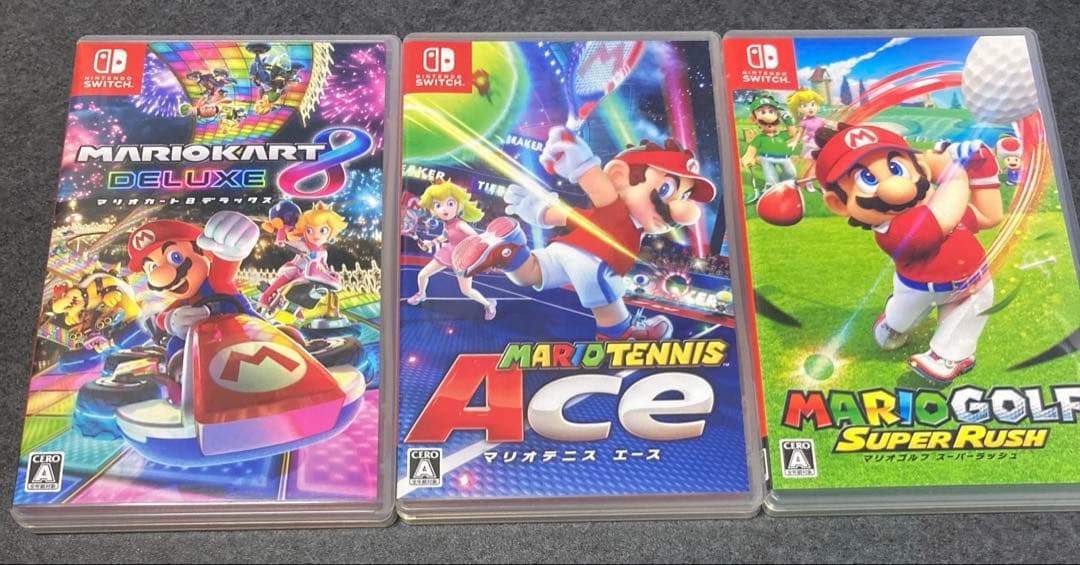 Switch マリオ　３本セット