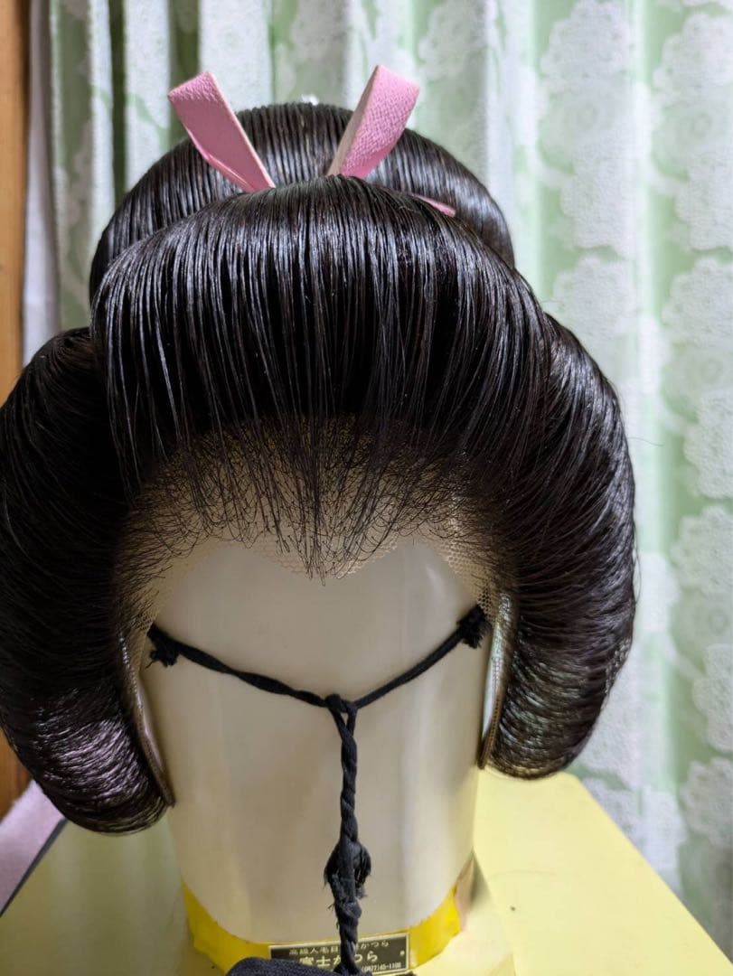 1週間限定セール　日本髪かつら　婚礼かつら　花嫁かつら　かんざしセット付き