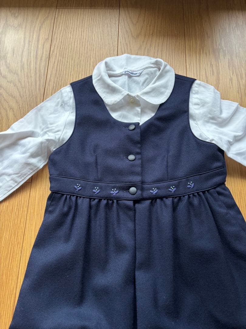 familiar アンサンブル　3点セット　お受験　入学式　全て115cm