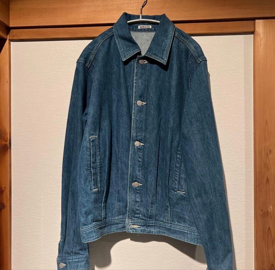 ジャケット・アウター AURALEE SELVEDGE LIGHT DENIM BLOUSON