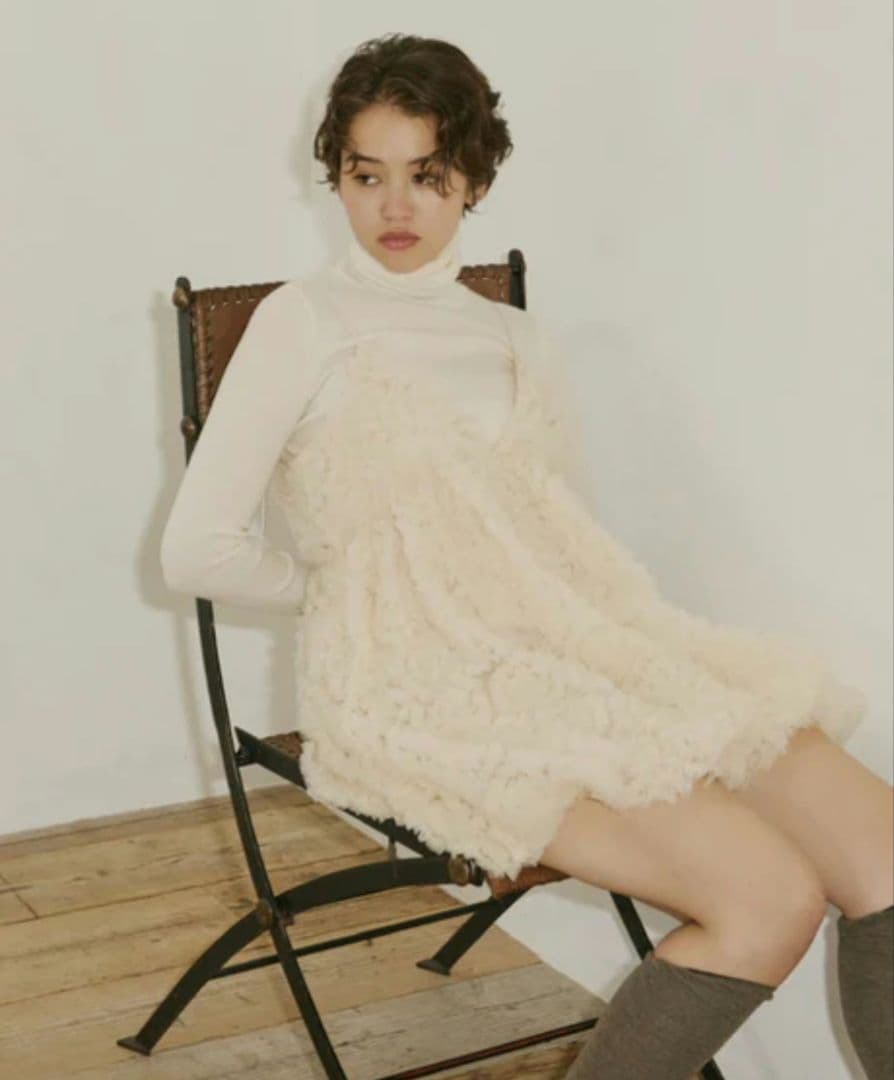 新品タグ付き　notre emor tulle mini dress