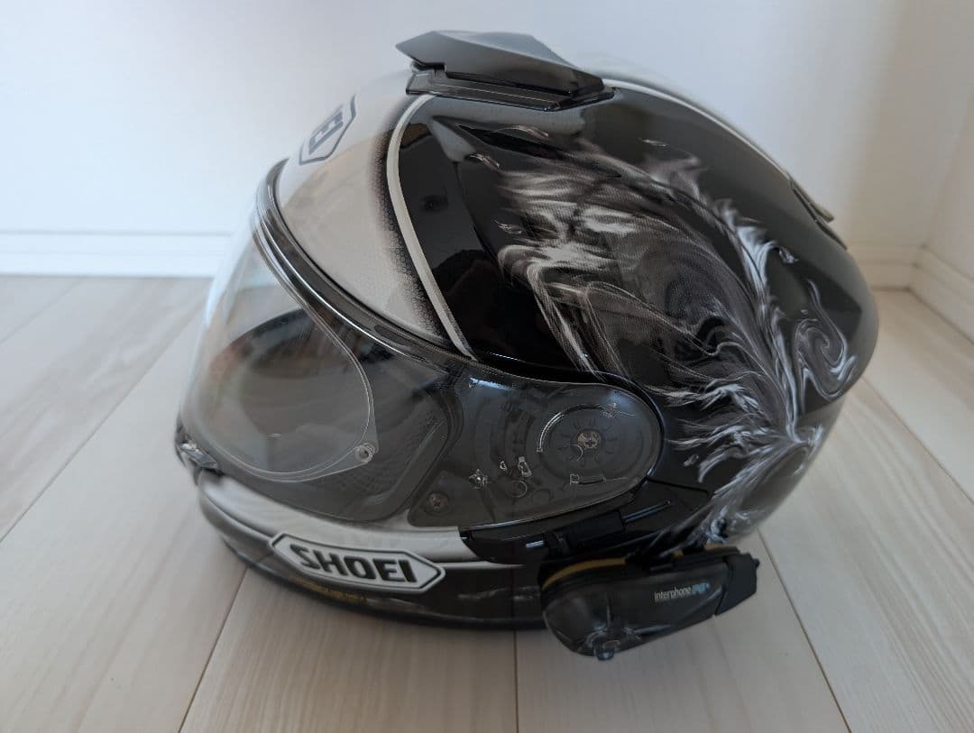 【ジャンク品扱い】SHOEI フルフェイスヘルメット スモークグラフィック