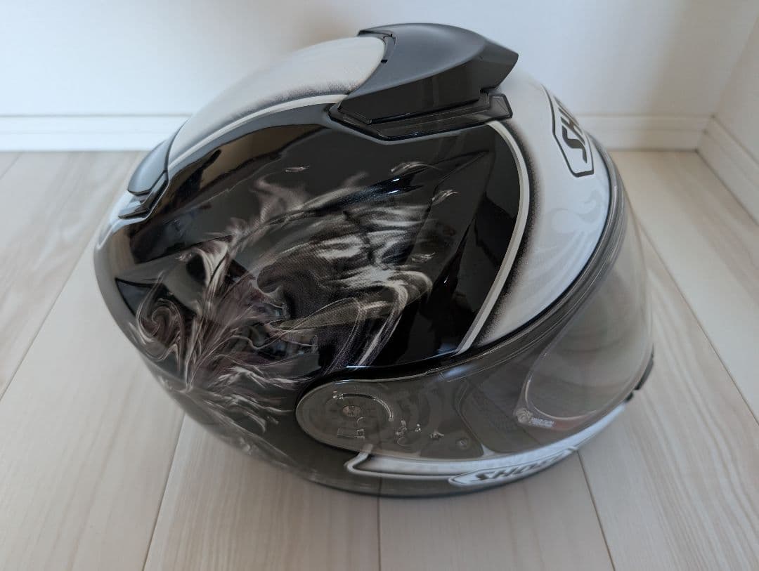 【ジャンク品扱い】SHOEI フルフェイスヘルメット スモークグラフィック