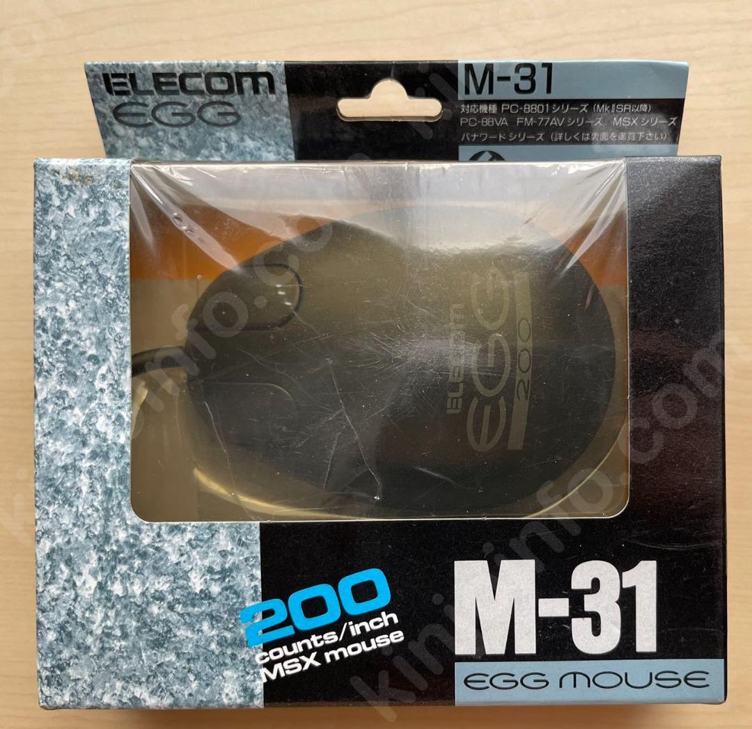 エレコム エッグマウス M-31【新品未使用・MSX日本版】