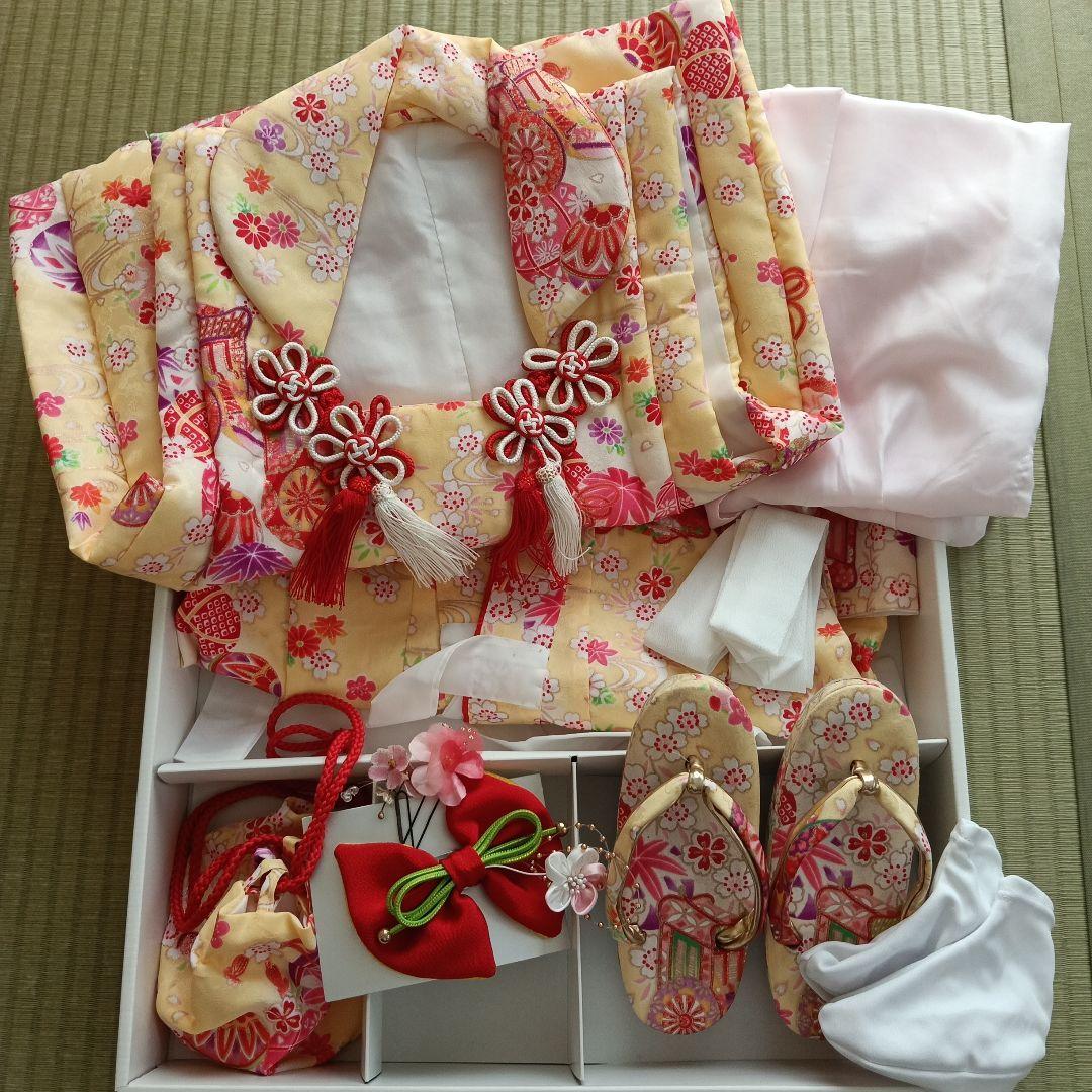 七五三　三才　被布セット着物　女の子