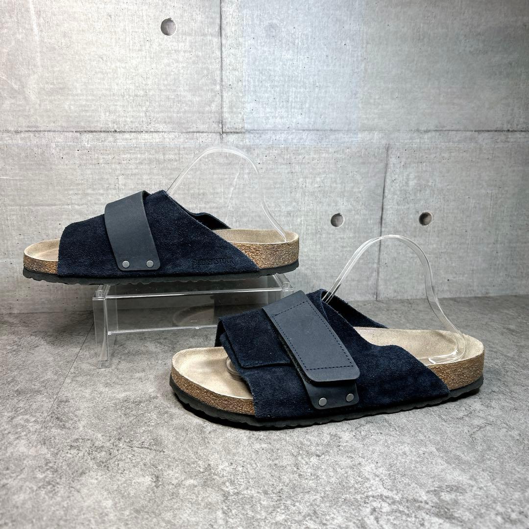 極美品✨【BIRKEN STOCK】KYOTO/サンダル/スウェード/ネイビー/