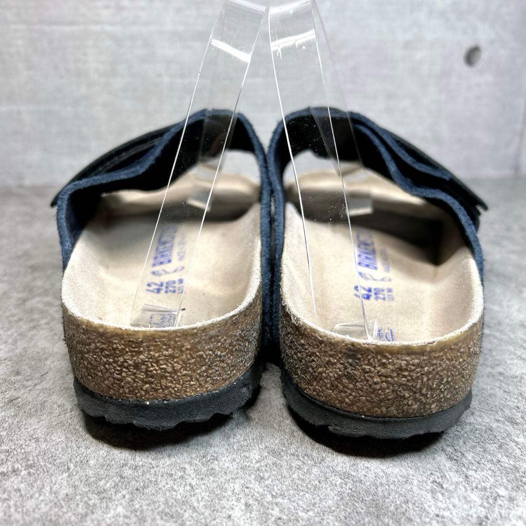 極美品✨【BIRKEN STOCK】KYOTO/サンダル/スウェード/ネイビー/