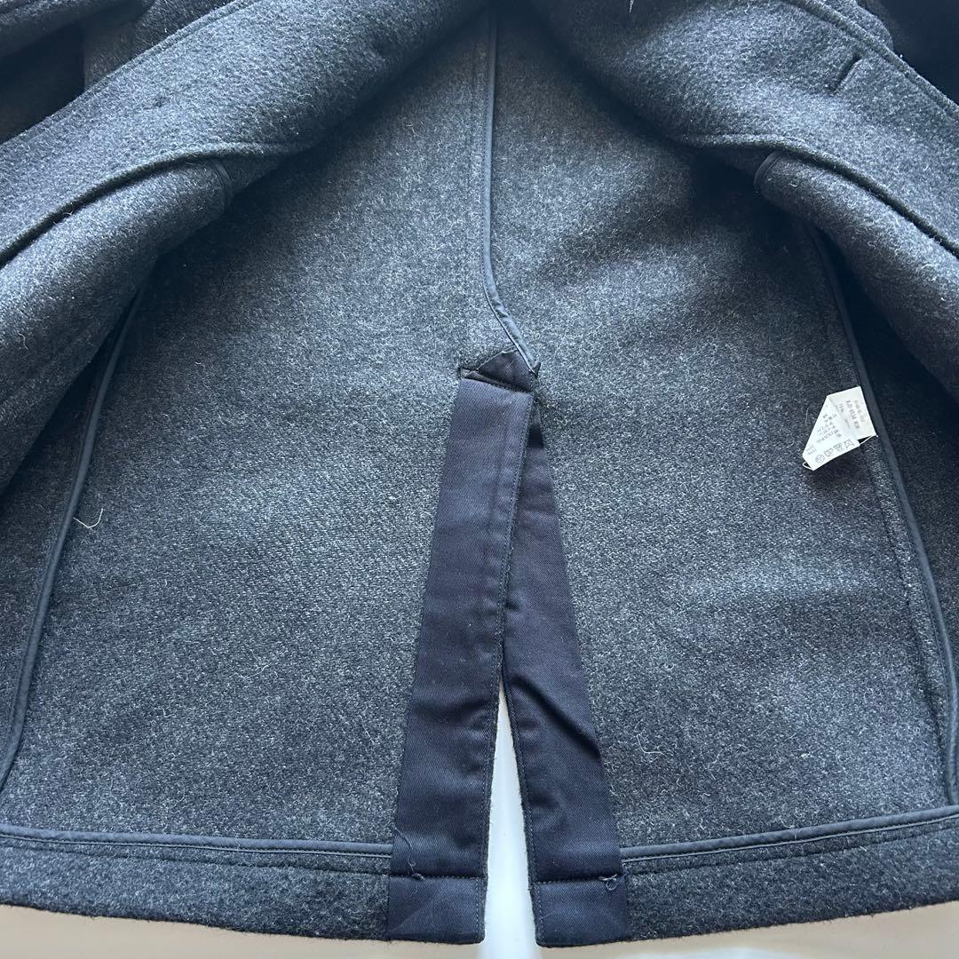 DANTON ウールモッサ シングルコート ステンカラーコート　38