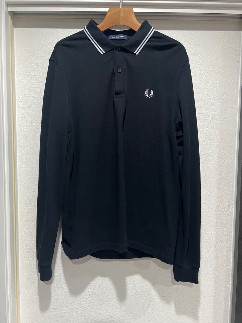 美品　フレッドペリー FRED PERRY ポロシャツ 長袖 Lサイズ