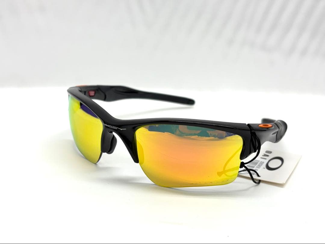 ②OAKLEY ハーフジャケット2.0 XL 9154 偏光 スポーツサングラス
