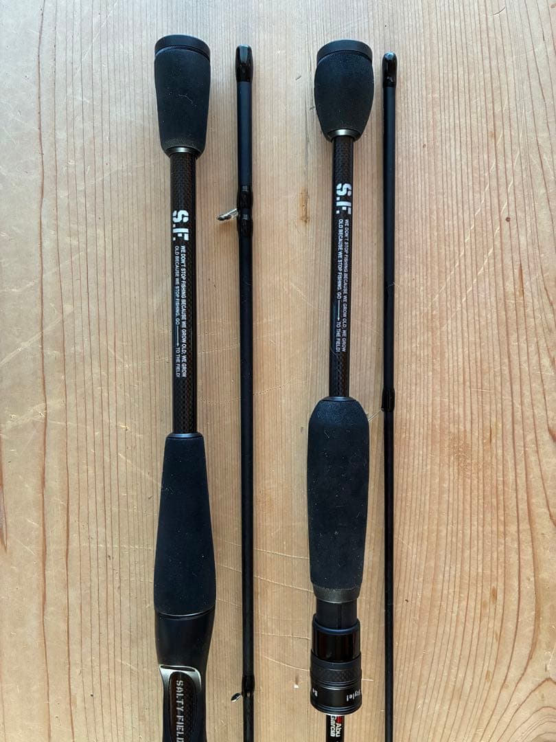 アブガルシア ソルティーフィールド スピニング&ベイトロッドセット