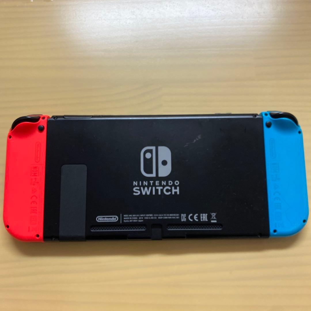 Nintendo Switch 本体 青/赤 充電器付き(ジャンク品)