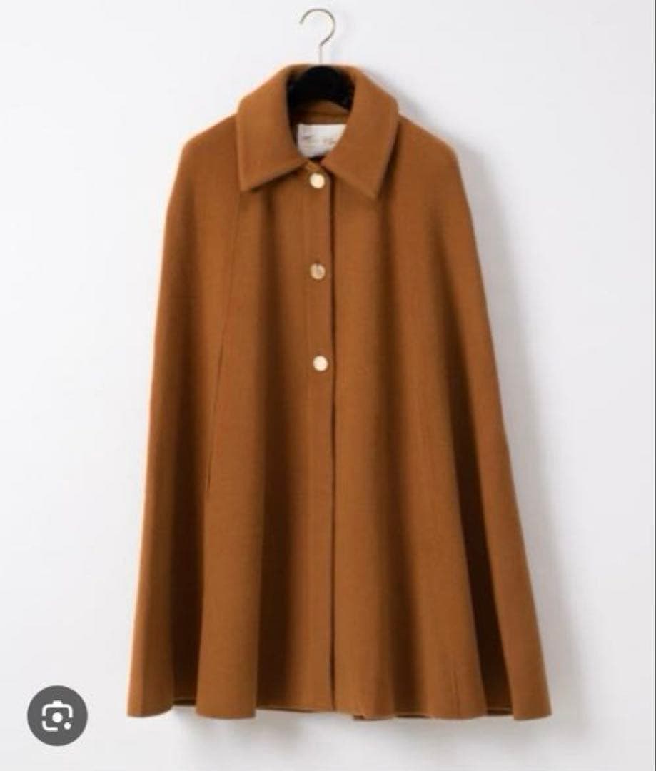 グレースクラス　リバーケープコート　キャメル