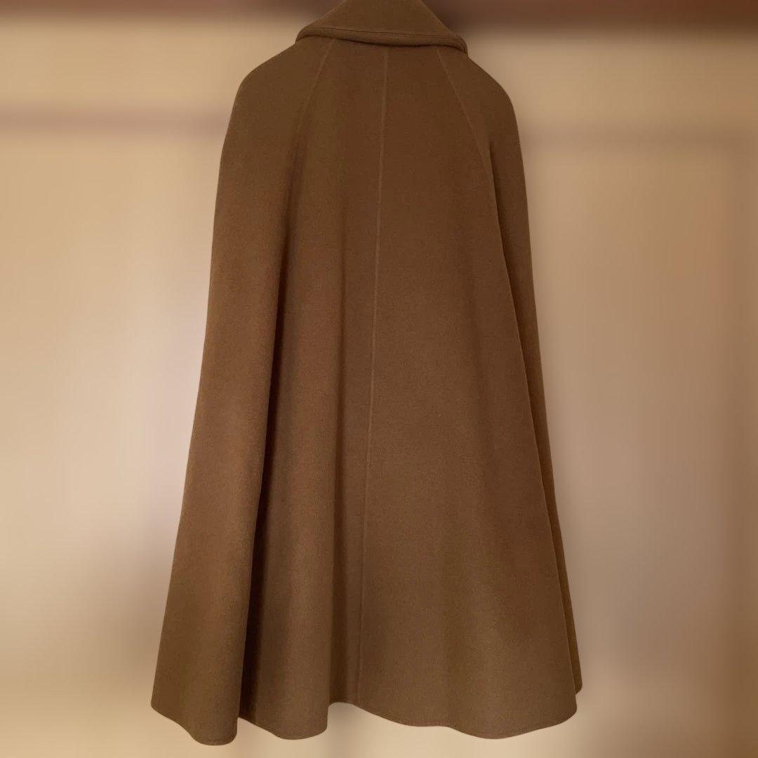 グレースクラス　リバーケープコート　キャメル