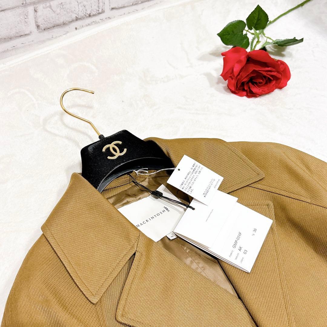 新品タグ付き✨　マッキントッシュ　チェスターコート　ウール　シルク　最高級　36