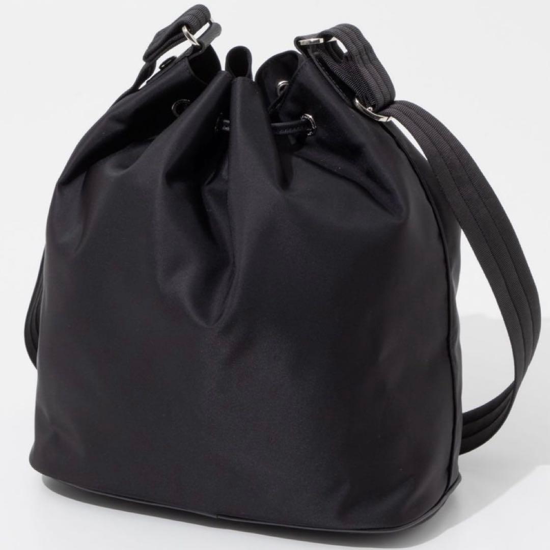 現行✨】LONGCHAMP ロンシャン ブラック ドローストリングバッグ 巾着