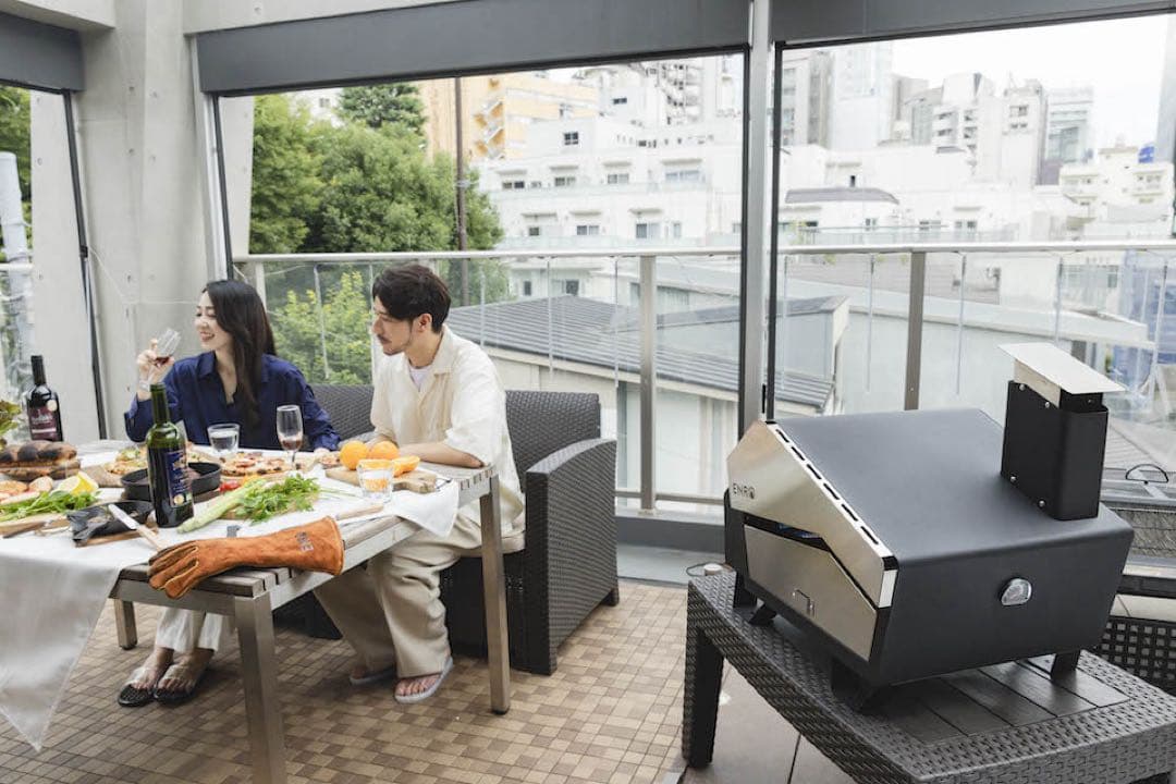 ピザ窯 窯焼マスター最上位モデル ENRO ガス 薪 ハイブリット