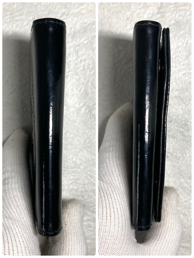 良品　CHANEL シャネル　パテントレザー　ココマーク　6連キーケース