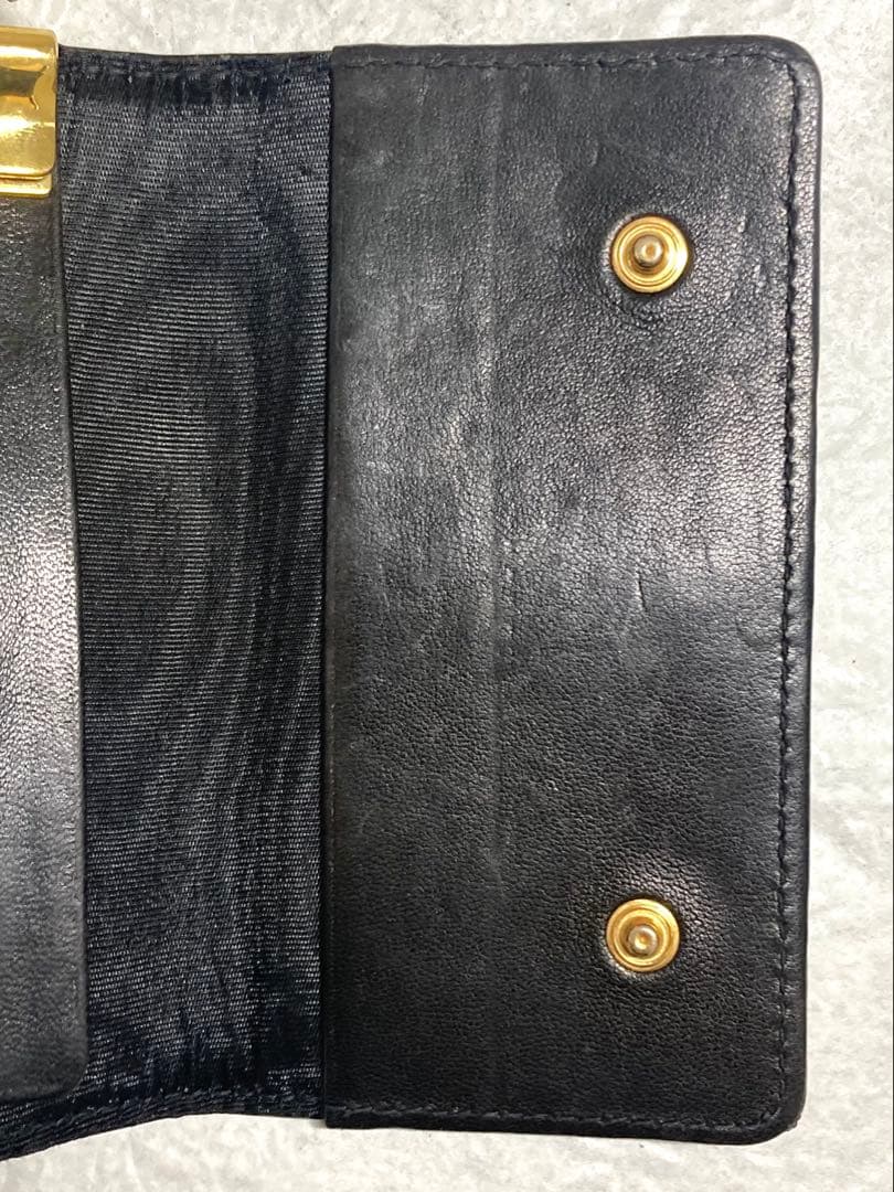 良品　CHANEL シャネル　パテントレザー　ココマーク　6連キーケース