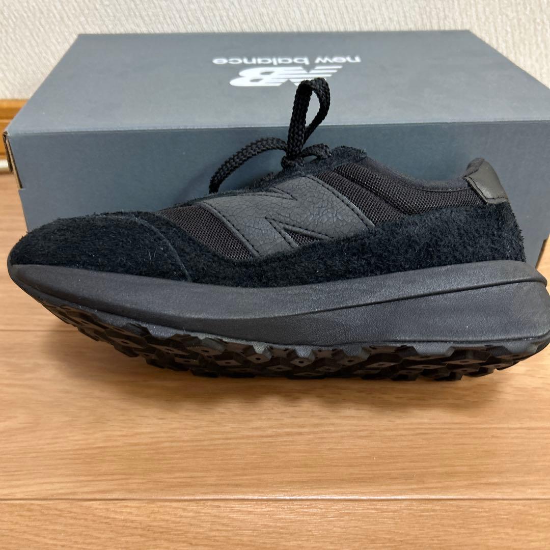 new balance ブラック スニーカー23.5cm