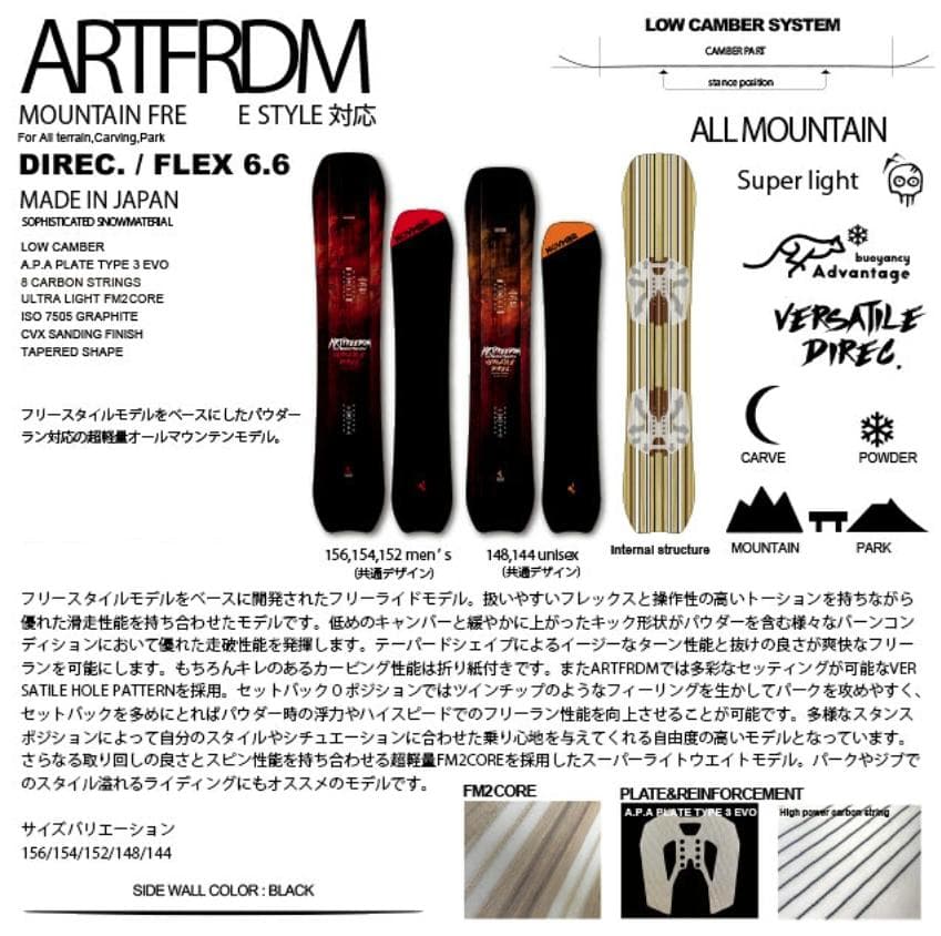 NOVEMBER ART FREEDOM 156 21-22 + ソールガード