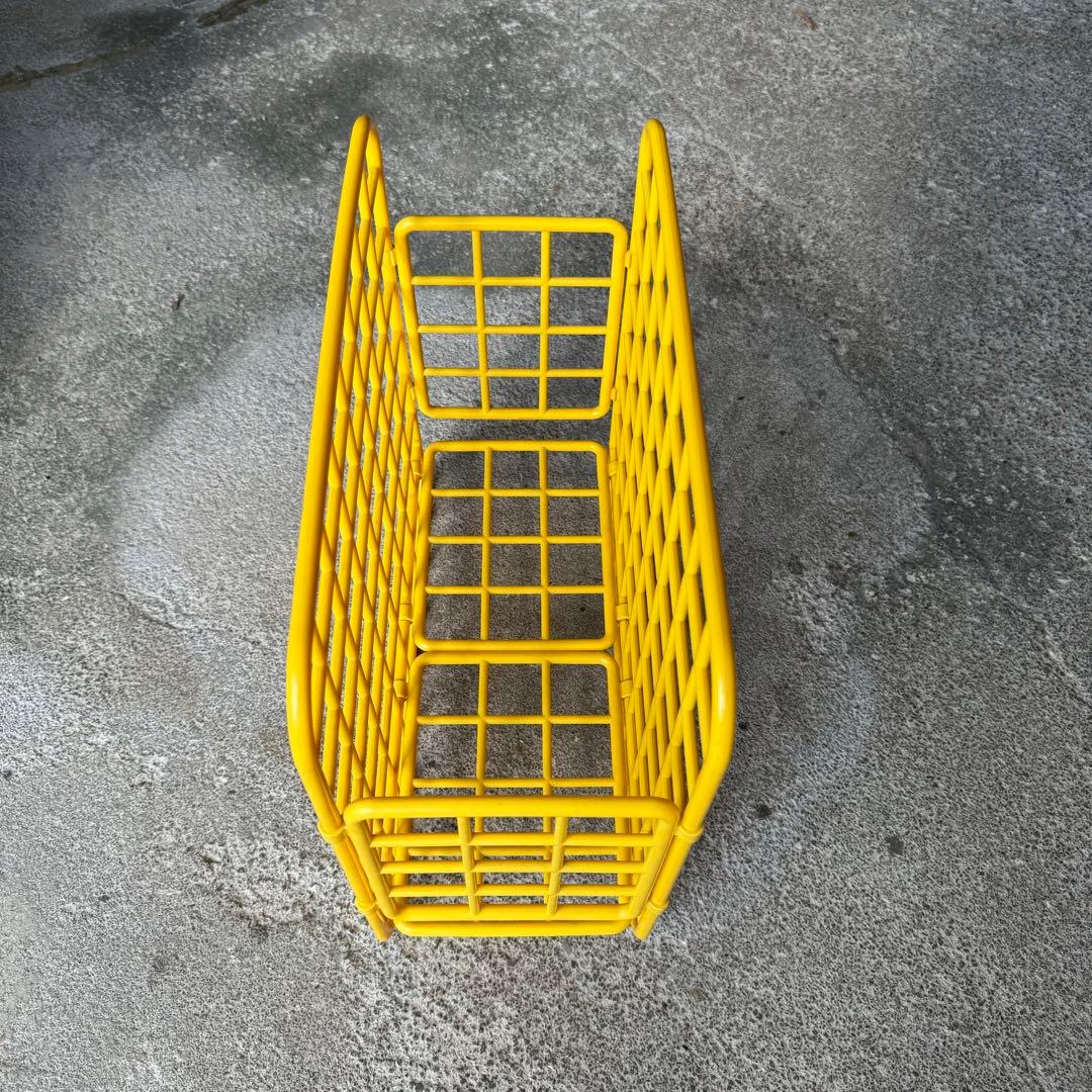 雑誌ラック マガジンラック 収納ボックス ポストモダン スペースエイジ 昭和レト