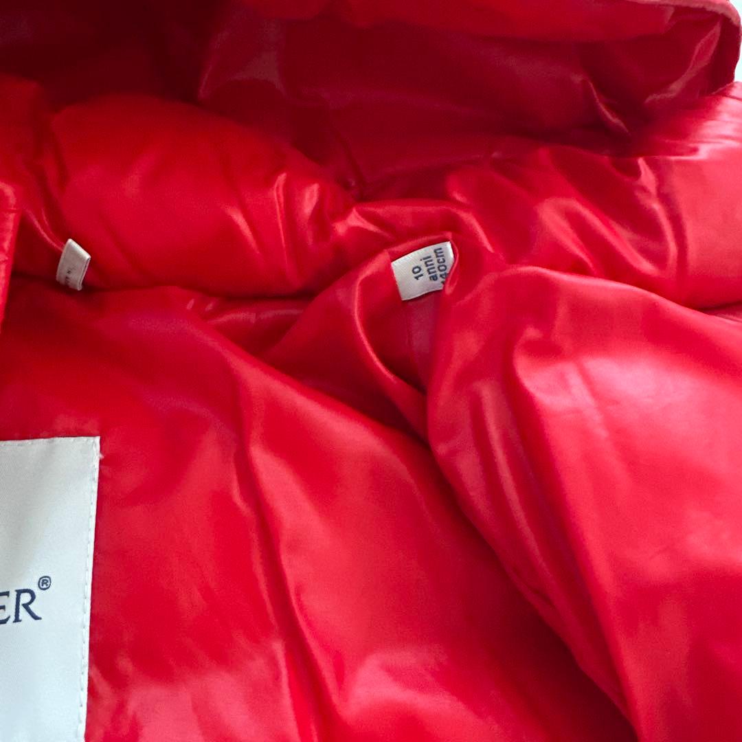 【美品】子供用モンクレールMAYAダウンジャケット 赤 140cm