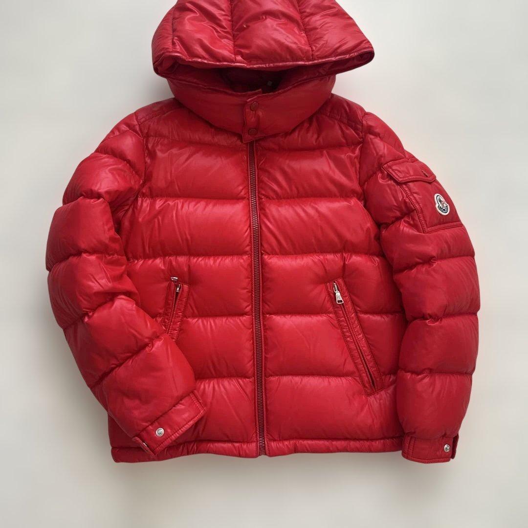 【美品】子供用モンクレールMAYAダウンジャケット 赤 140cm