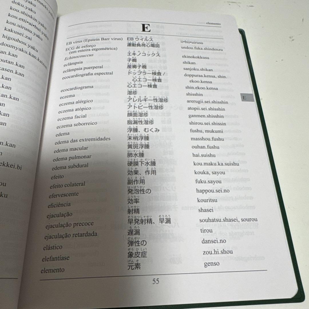 暮らしの医学用語辞典 : ポルトガル語・日本語/日本語・ポルトガル語