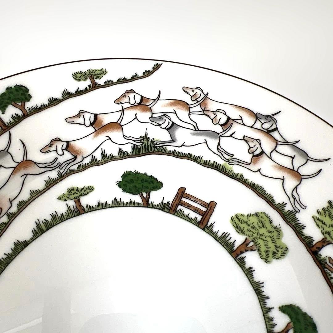 廃盤　ウェッジウッド　ハンティングシーン　皿　プレート　2枚セット