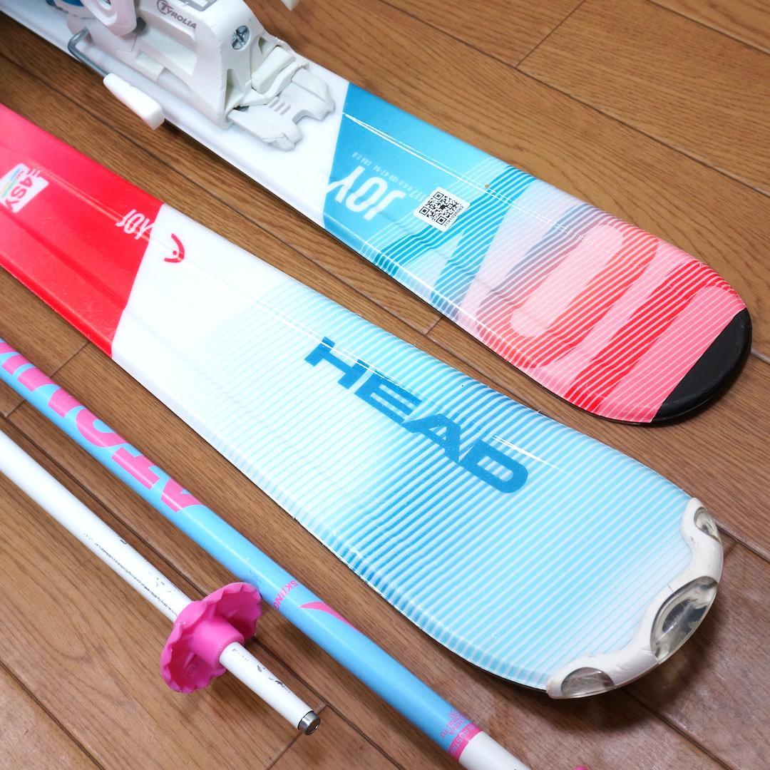 メンテ済 117cm 靴23cm HEAD スキーセット (120)