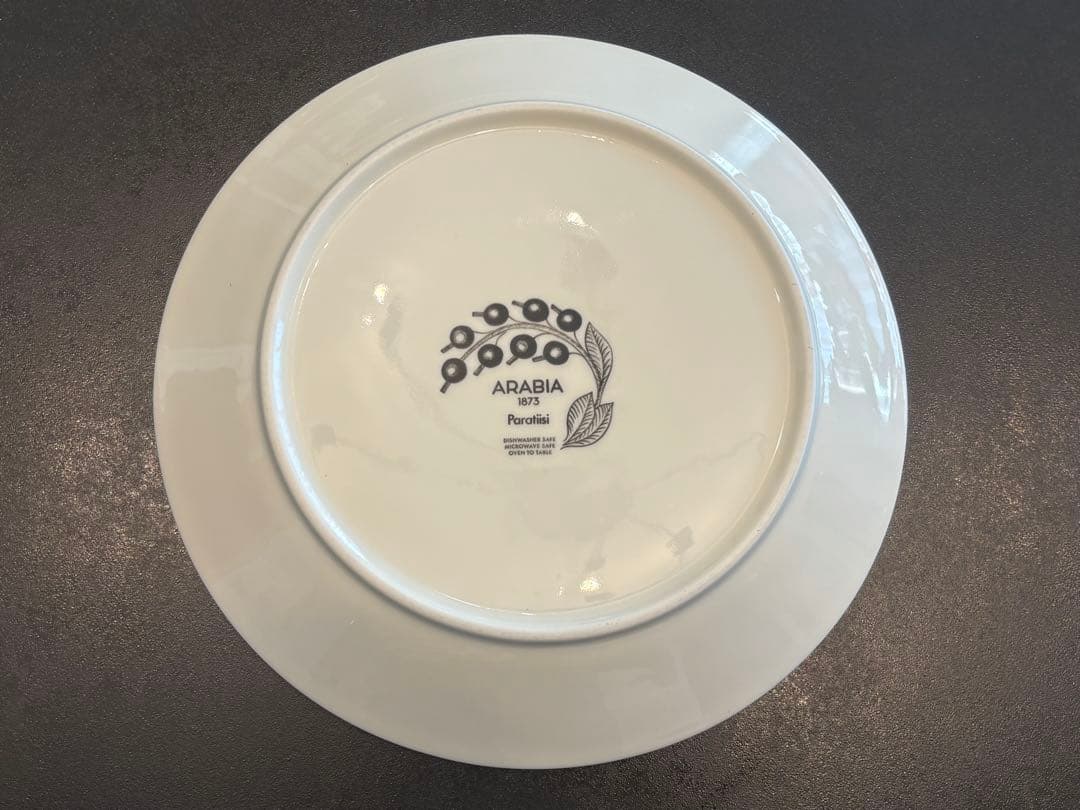 アラビア　ブラックパラティッシ　プレート26cm 2枚セット