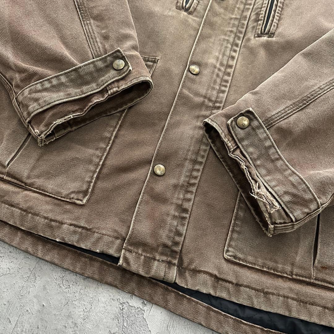 90s【Carhartt】カーハート（L）USA＊ワークジャケット＊ダック