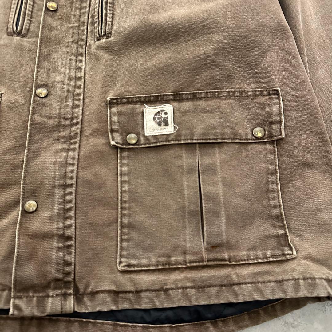 90s【Carhartt】カーハート（L）USA＊ワークジャケット＊ダック
