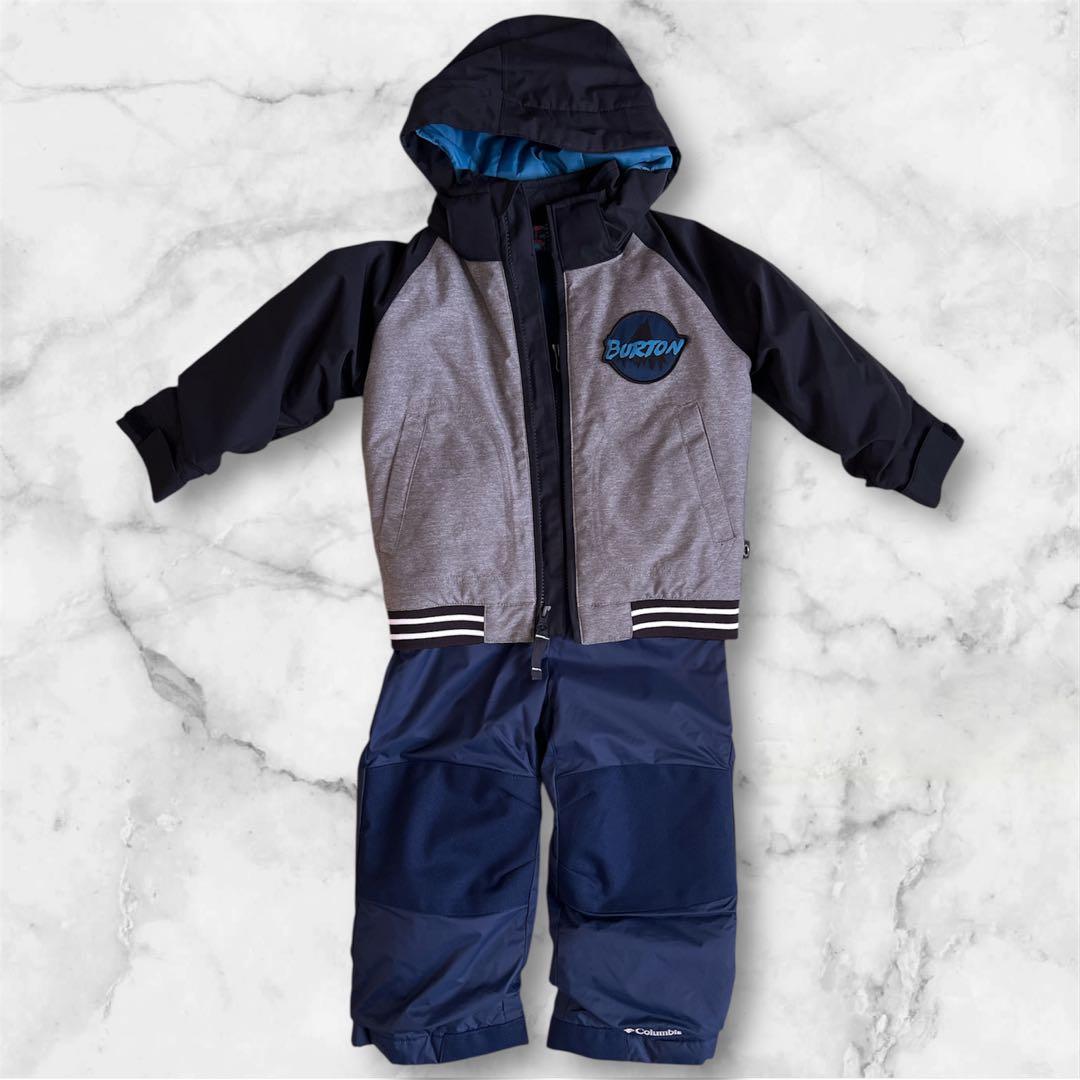 美品 キッズ スノーウェア 上下セット BURTON Columbia