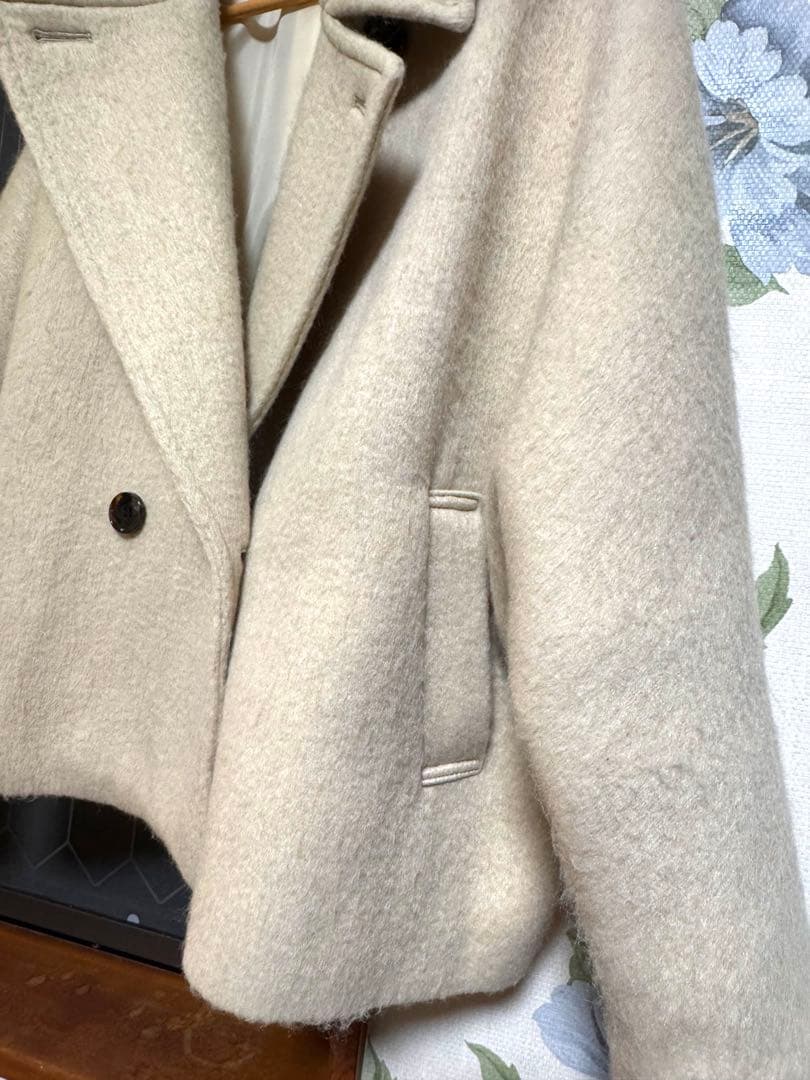 完売　SALE定価4万　アルシーヴ　シャギーピーコート 38