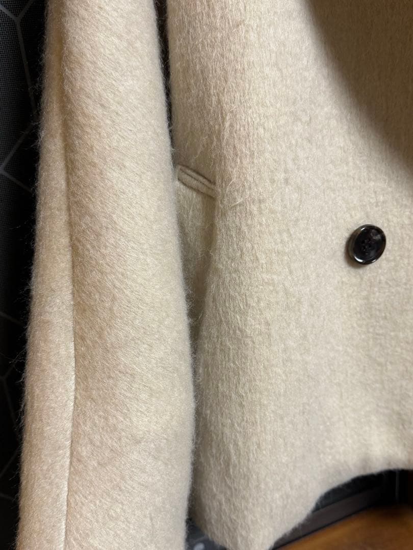 完売　SALE定価4万　アルシーヴ　シャギーピーコート 38