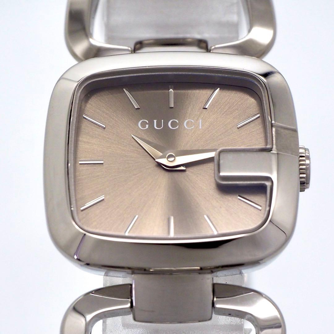 294【美品】GUCCI レディース 時計 125.5 Gコレクション スクエア