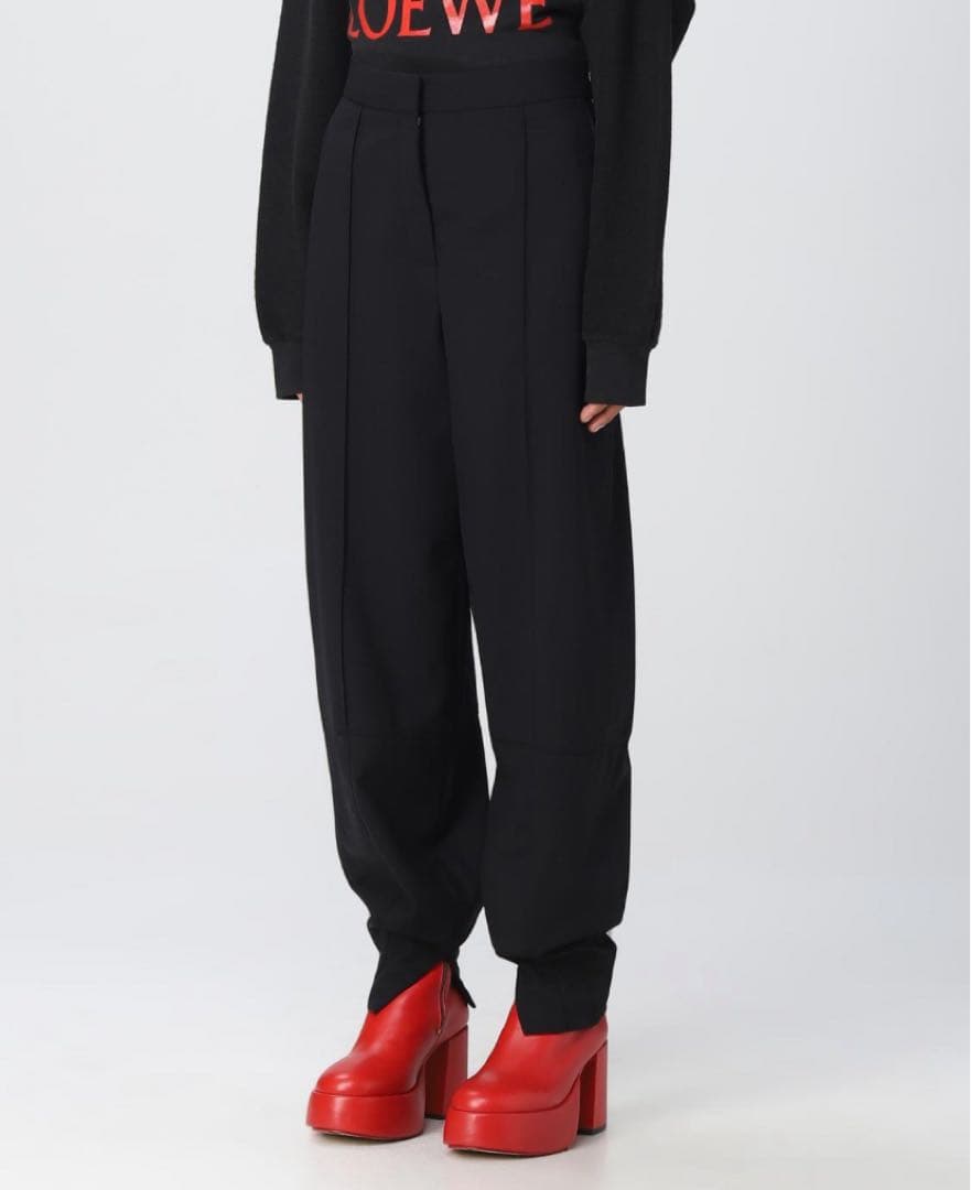 美品！ロエベ バルーン　テーパード　スリット　パンツ