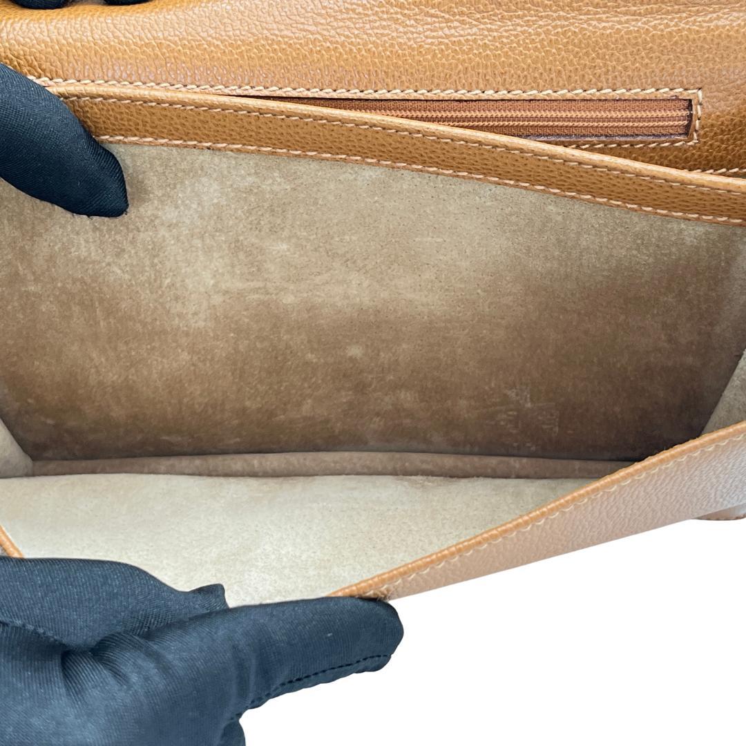 GUCCI グッチ レザー クラッチバッグ 鍵付き