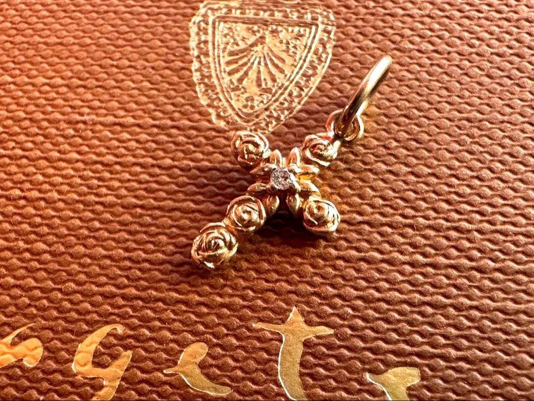 agete K10 ダイヤ チャーム