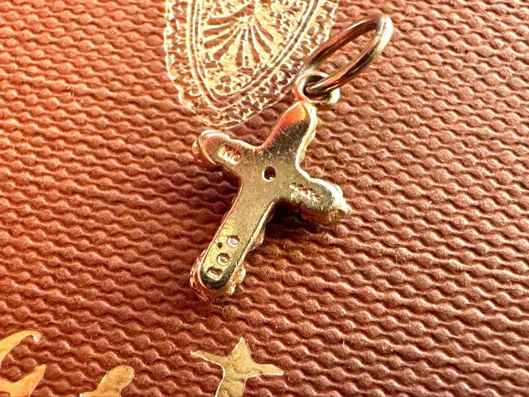 agete K10 ダイヤ チャーム